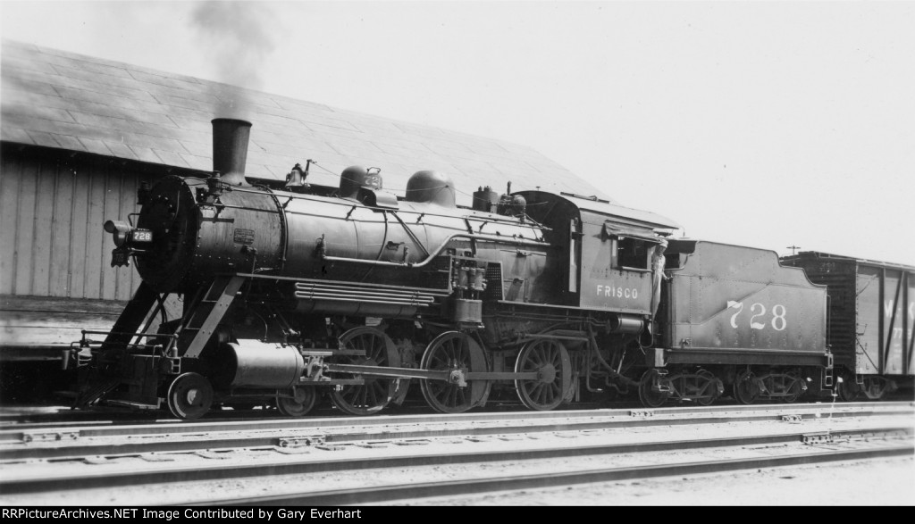 SLSF 4-6-0 #728 - St Louis-San Francisco